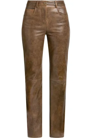 Etro Leather trousers