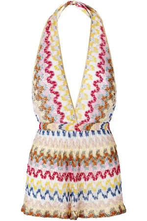 Missoni Zigzag-woven playsuit