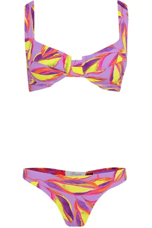 Brigitte Botanical-print bikini