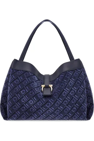 Salvatore Ferragamo Gancini-print tote bag