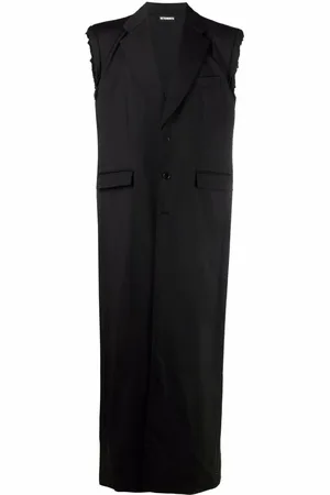 Vetements Sleeveless button-up coat