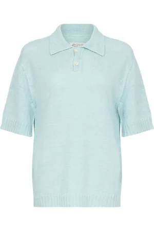 Maison Margiela Short-sleeve hemp polo top