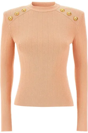 Balmain Button-detail knitted sweater