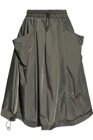 YOHJI YAMAMOTO A-line midi skirt