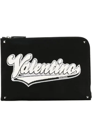 VALENTINO GARAVANI Logo-patch laptop bag