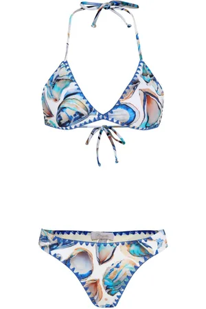 Brigitte Shell-print bikini