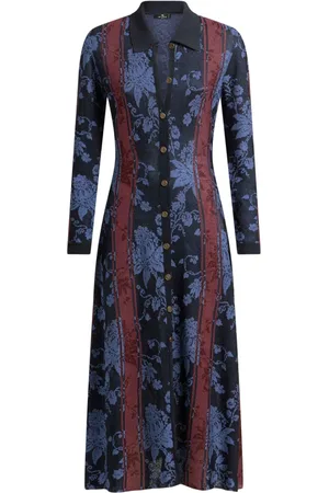 Etro Floral jacquard maxi cardigan