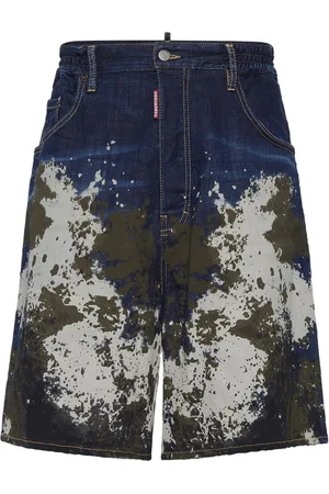 Dsquared2 Stretch-cotton denim shorts