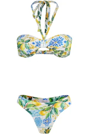 Brigitte Lemon-print bikini st