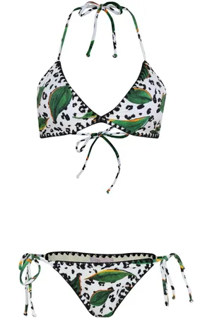 Brigitte Cheetah-print bikini set