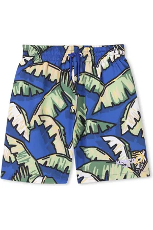Kenzo All-over graphic-print swimming shorts