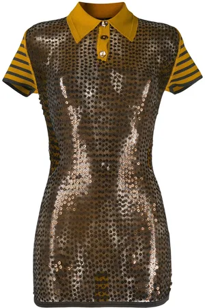 Jean Paul Gaultier 1990 sequin polo shirt