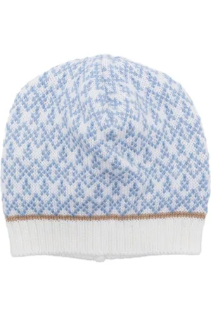 COLORICHIARI Intarsia-logo beanie hat