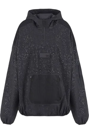 EA7 Logo-rubberised hoodie