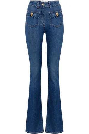 Elisabetta Franchi Bow-detailing flared jeans