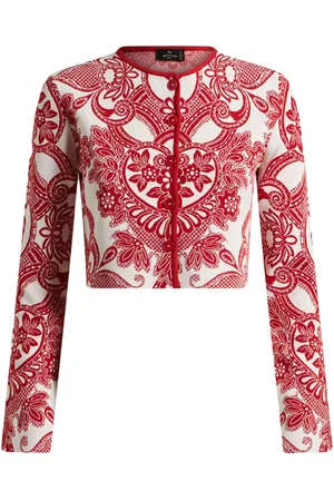 Etro Two-tone cropped cardigan