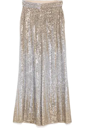 Elie saab Gradient-sequinned trousers