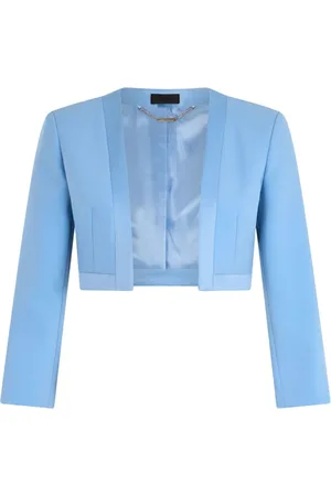 Liu Jo Satin-trim cropped jacket