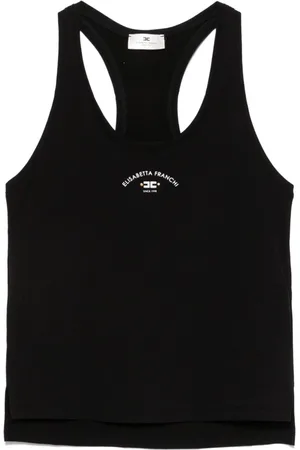 Elisabetta Franchi Logo-print tank top