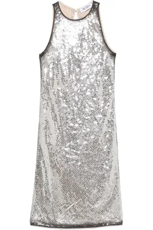 The Attico Sequin-embellished mini dress