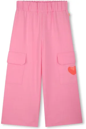 Billieblush Heart-appliqué trousers