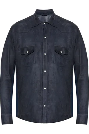 ELEVENTY Suede shirt jacket