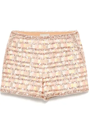 Elie saab Tweed sequin shorts