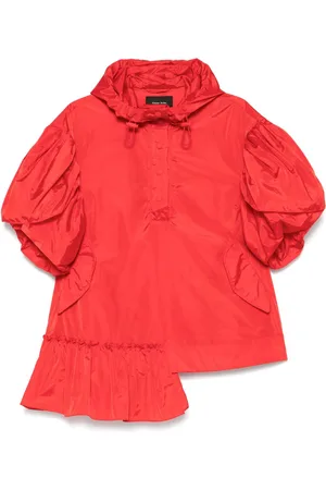 Simone Rocha Ruffle-detail petal-sleeve hoodie