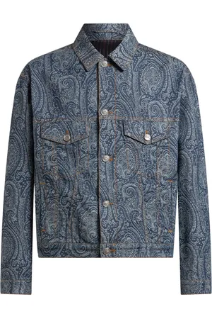 Etro Paisley denim jacket