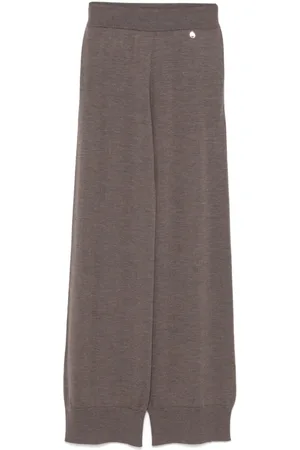 Stella McCartney Mélange-effect track pants