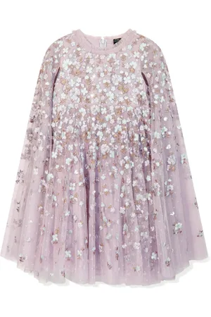 Needle & Thread Floral-embroidered dress