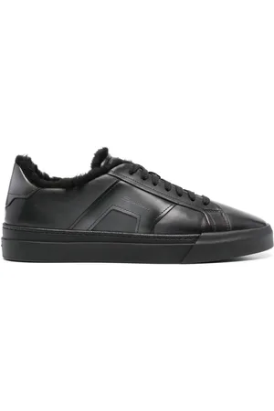 santoni Leather sneakers