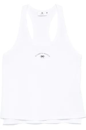 Elisabetta Franchi Logo-print tank top