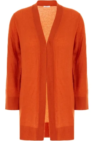 Malo Fine-knit open-front cardi-coat