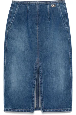 Elisabetta Franchi Slit-detail midi skirt