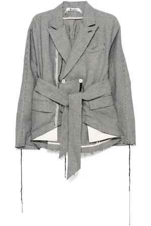 midorikawa Raw edge blazer