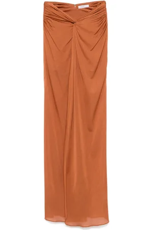 GIUSEPPE DI MORABITO Knot-detailed maxi skirt