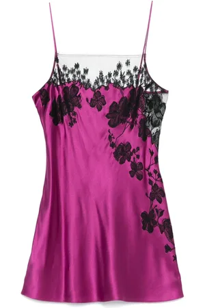 CARINE GILSON Lace-detail slip dress