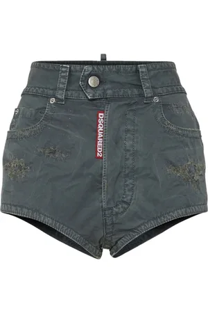 Dsquared2 High-rise denim shorts