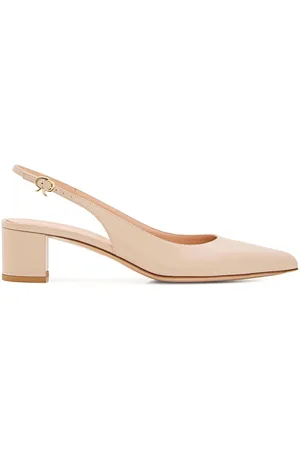 Gianvito Rossi 50mm slingback leather pumps