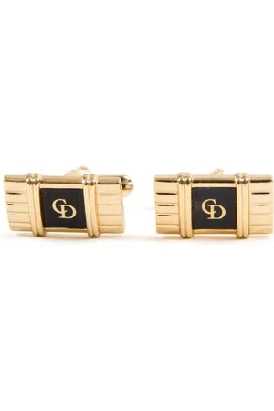 Dior 1990s CD-logo cufflinks
