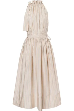 Serafini Striped midi dress