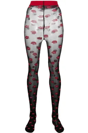 Natasha Zinko Fangs-jacquard tights