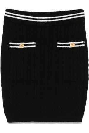 Alessandra Rich Cable-knit mini skirt