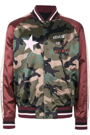 VALENTINO GARAVANI X Jamie Reid satin bomber jacket