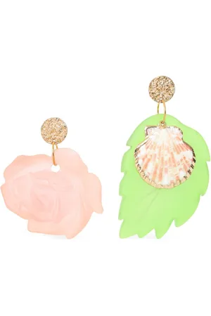 AMIR SLAMA Floral-appliqué earrings