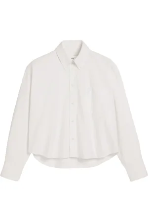 Ami Button-down cropped shirt