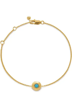 Monica Vinader 18kt yellow vermeil December Birthstone bracelet