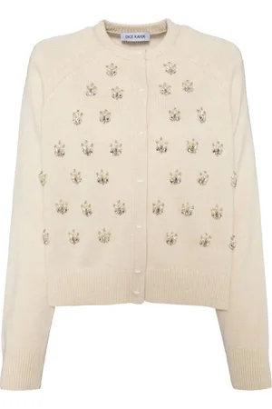 DICE KAYEK Pearl-embellished cardigan