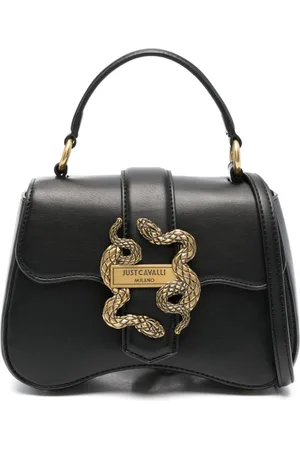 Roberto Cavalli Logo-buckle tote bag